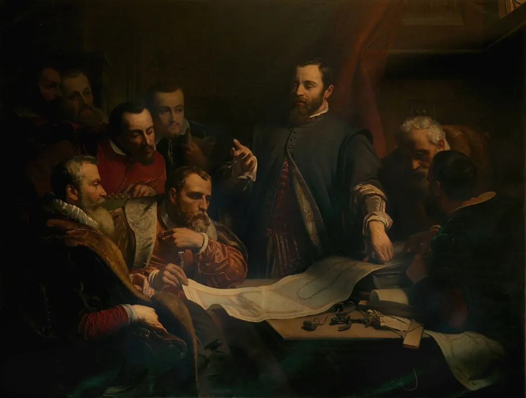 Episode In The Life Of Gilbert Van Schoonbeke Wall Art by Jan Swerts - High-Resolution Digital Print