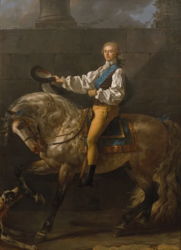 Equestrian Portrait Of Stanislaw Kostka Potocki
