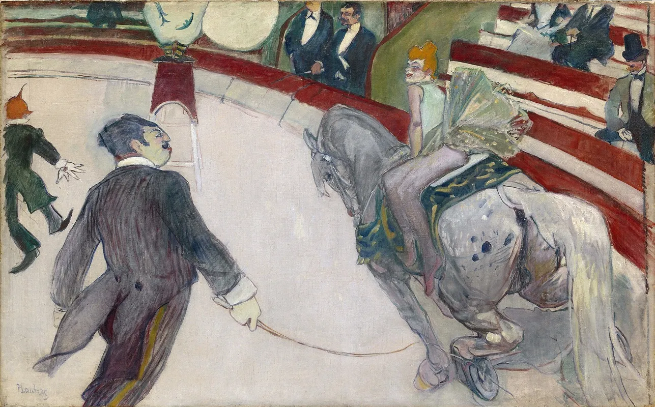 Equestrienne At The Cirque Fernando Wall Art by Henri de Toulouse-Lautrec - High-Resolution Digital Print