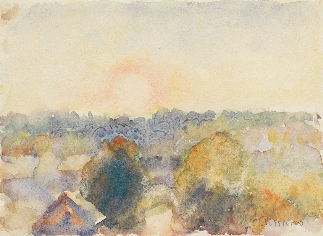 Eragny 2 Wall Art by Camille Pissarro - High-Resolution Digital Print