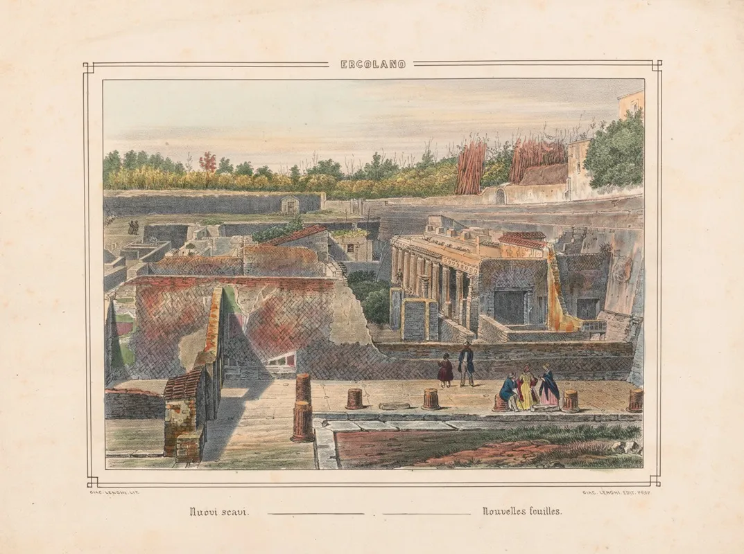 Ercolano Nuovi Scavi Nouvelles Fouilles