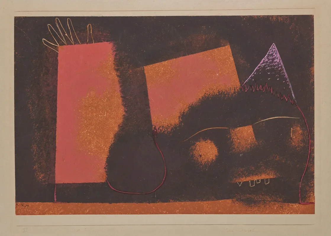 Erd Teufel Wall Art by Paul Klee - High-Resolution Digital Print