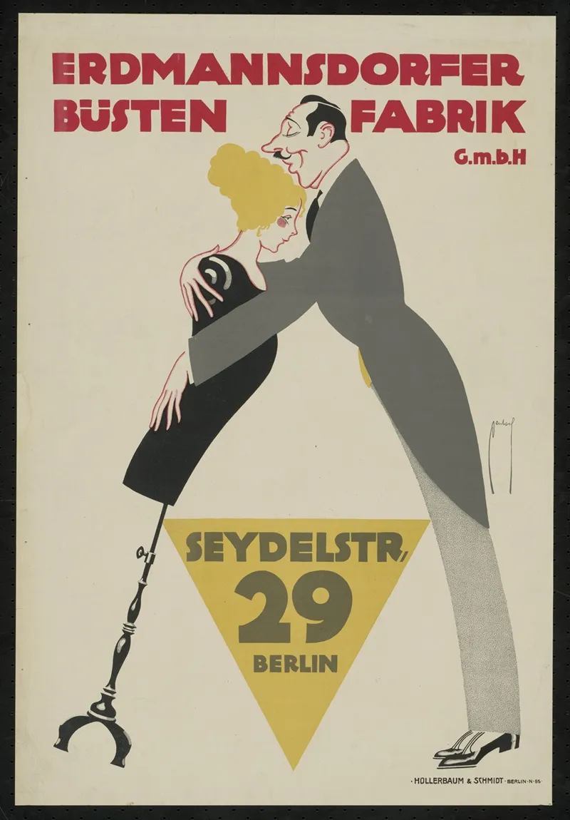 Erdmannsdorfer Bustenfabrik Wall Art by Ernst Deutsch - High-Resolution Digital Print