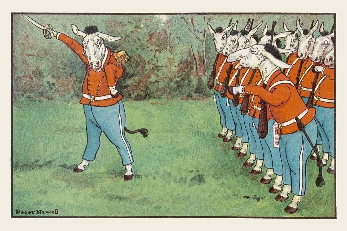 Ere Long Their Captain Shouted March