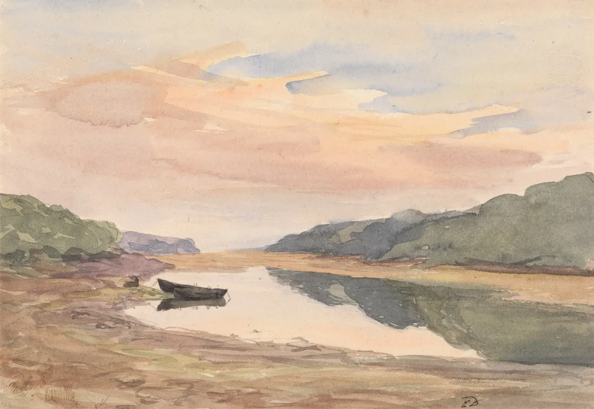 Erne River Ireland Wall Art by Edward Thompson Davis - High-Resolution Digital Print