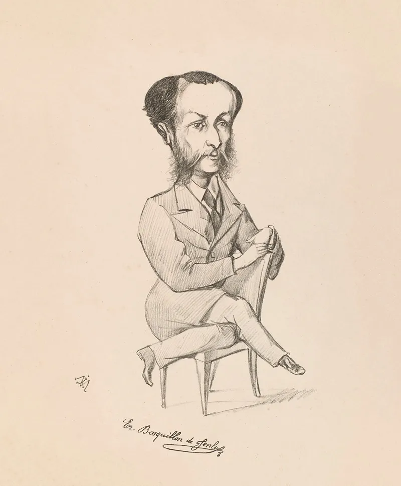 Ernest Bosquillon De Jenlis Wall Art by Joseph Mollard - High-Resolution Digital Print