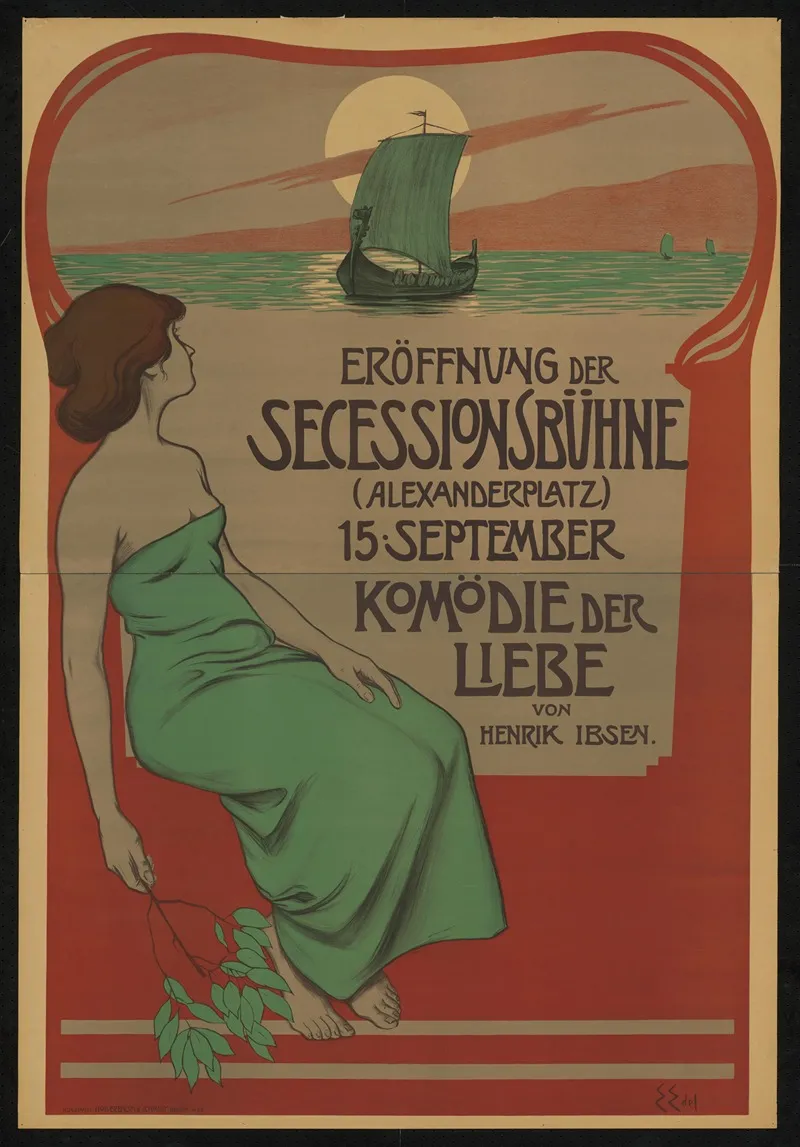 Eroffnung Der Secessionsbuhne Wall Art by Edmund Edel - High-Resolution Digital Print