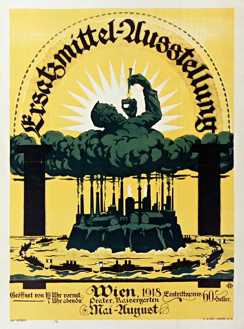 Ersatzmittel Ausstellung Wien 1918 Wall Art by Alfred Offner - High-Resolution Digital Print