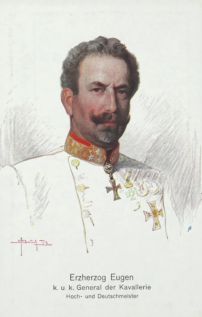 Erzherzog Eugen K U K General Der Kavallerie Hoch Und Deutschmeister