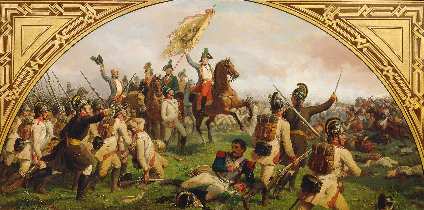 Erzherzog Karl Von Osterreich In Der Schlacht Bei Aspern