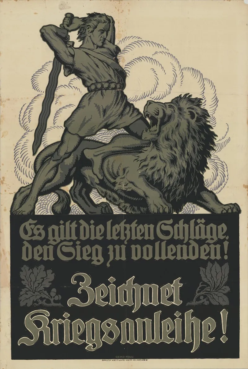 Es Gilt Die Letzten Schlage Den Sieg Zu Vollenden Ohne Jahr Wall Art by Gerd Paul - High-Resolution Digital Print