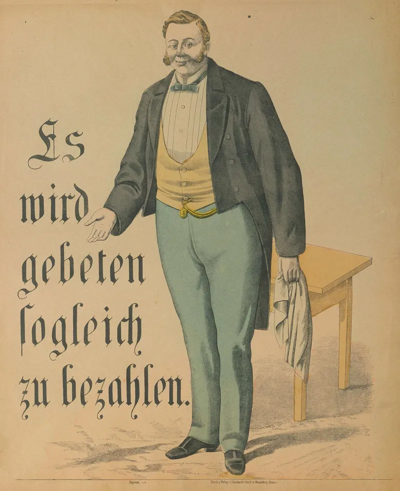 Es Wird Gebeten Sogleich Zu Bezahlen