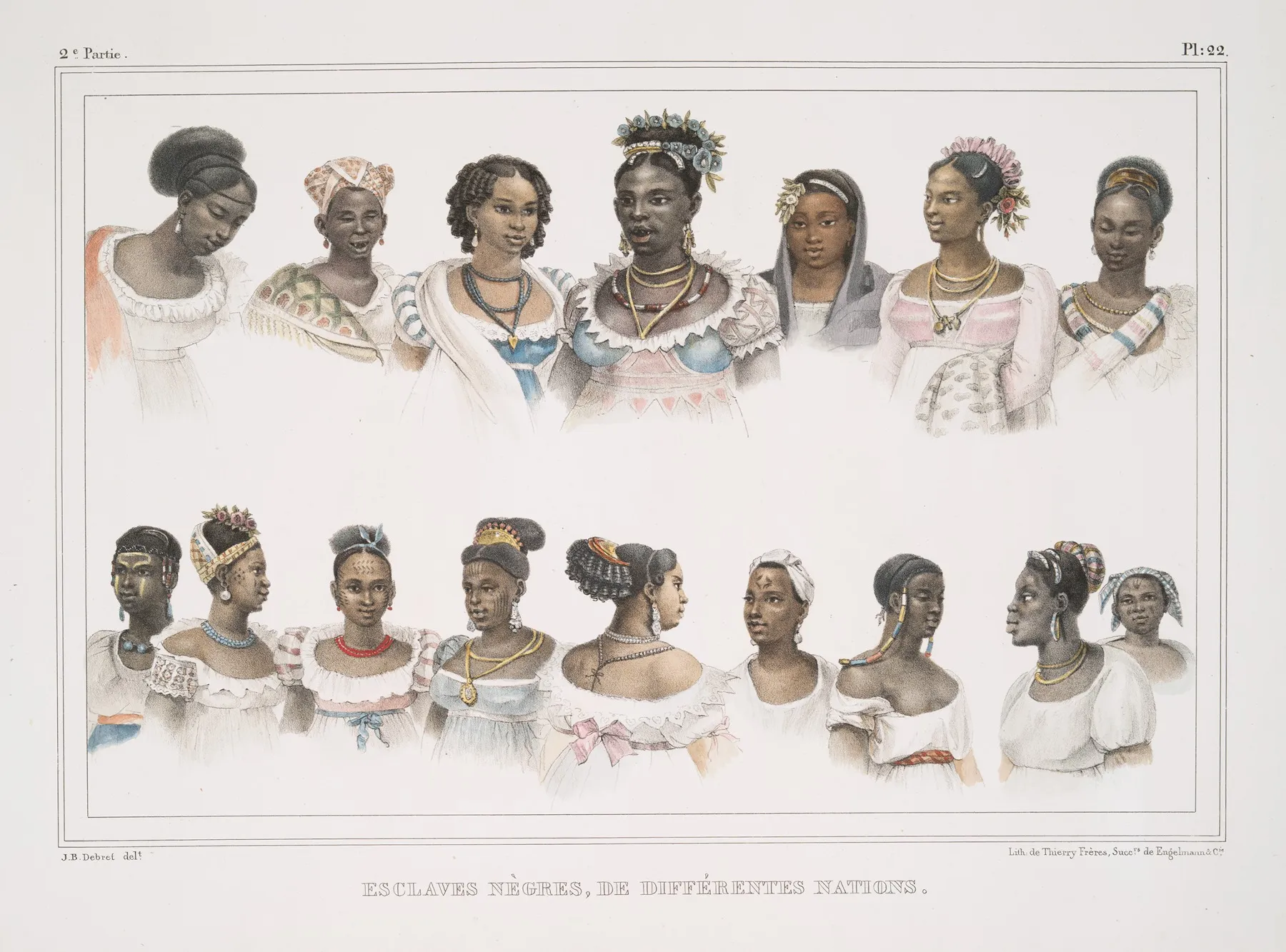 Esclaves Negres De Differentes Nations
