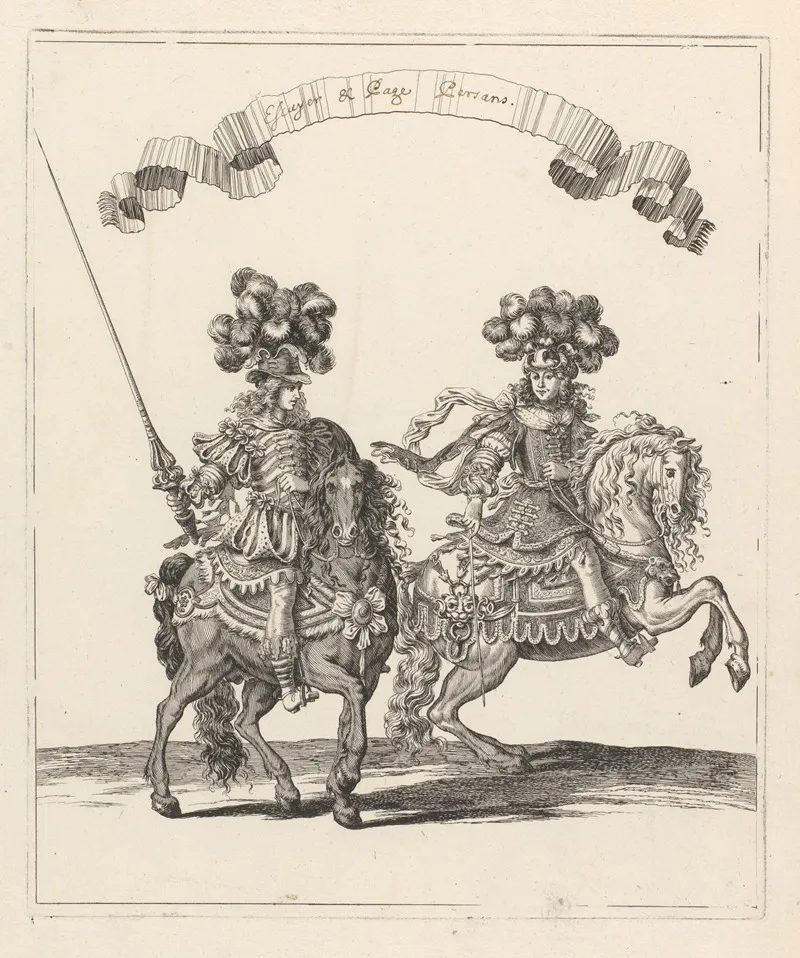 Escuyer Et Page Persans