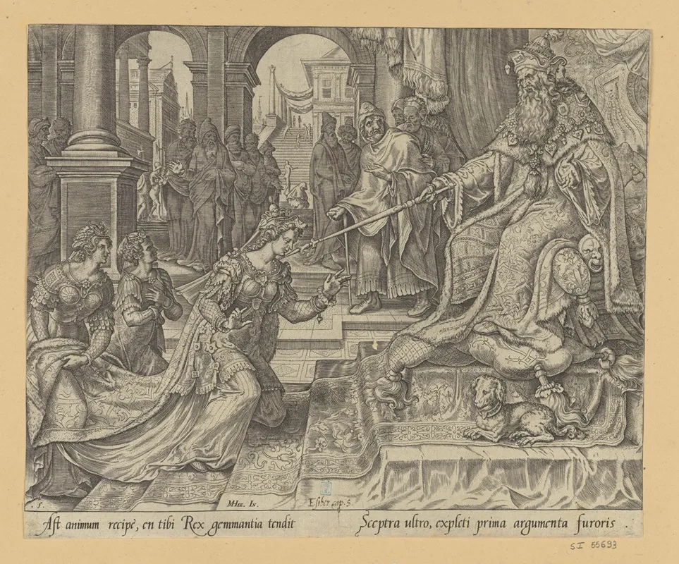 Esther Before Ahasuerus Inviting Him For A Banquet