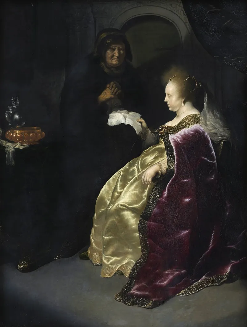 Esther Reading Hamans Decree Of The Extermination Of The Jews