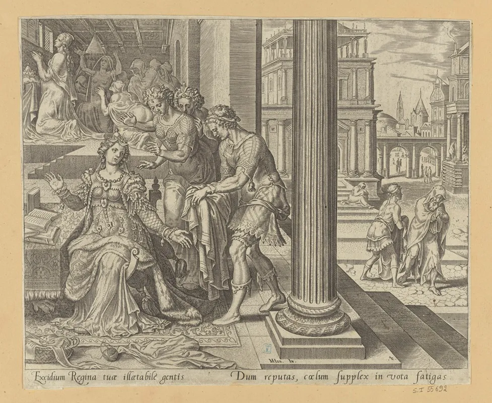 Esthers Servants Telling Her Of Mordecais Refusal Of The Raiment