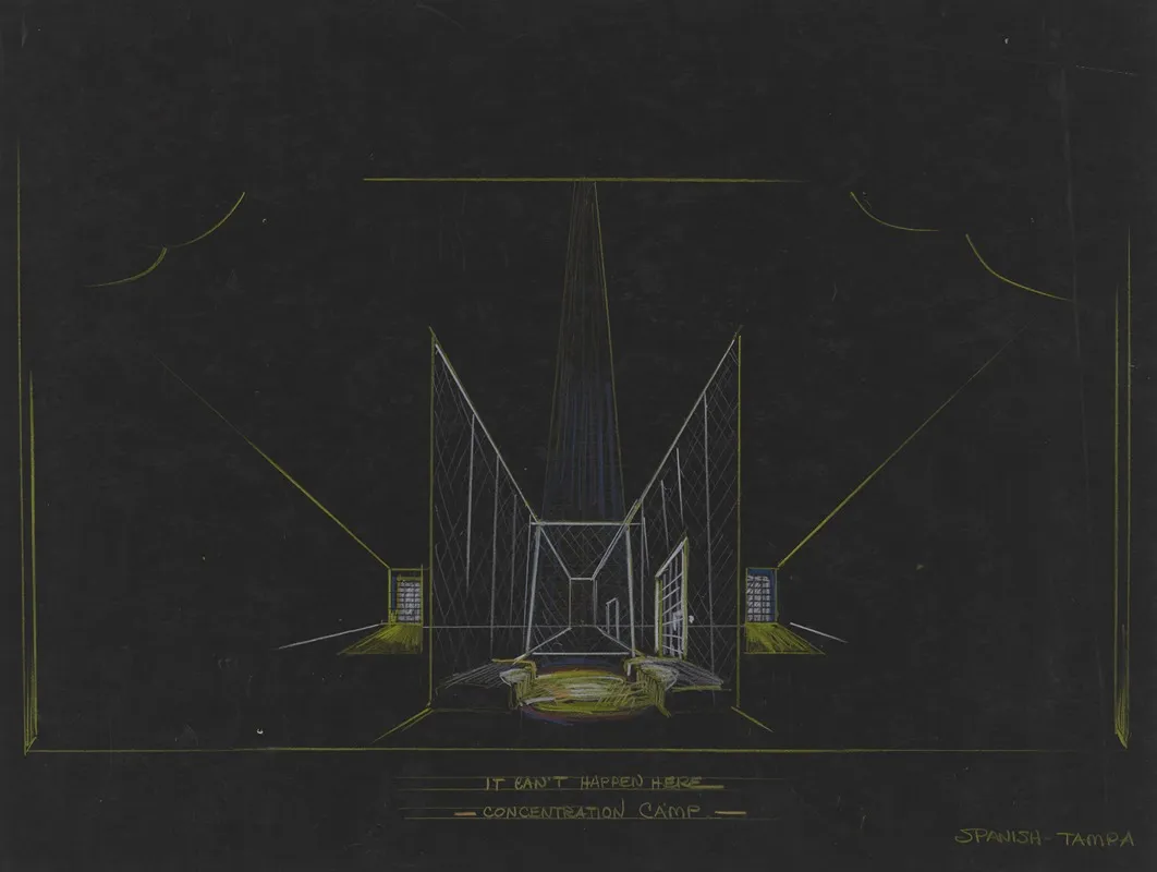Esto No Pasara Aqui It Cant Happen Here Concentration Camp Wall Art by Joseph Lentz - High-Resolution Digital Print