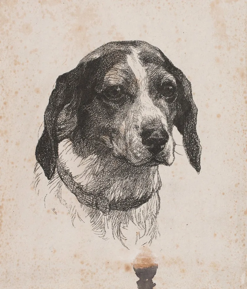Et Hundehoved 2 Wall Art by Alexander Blom - High-Resolution Digital Print