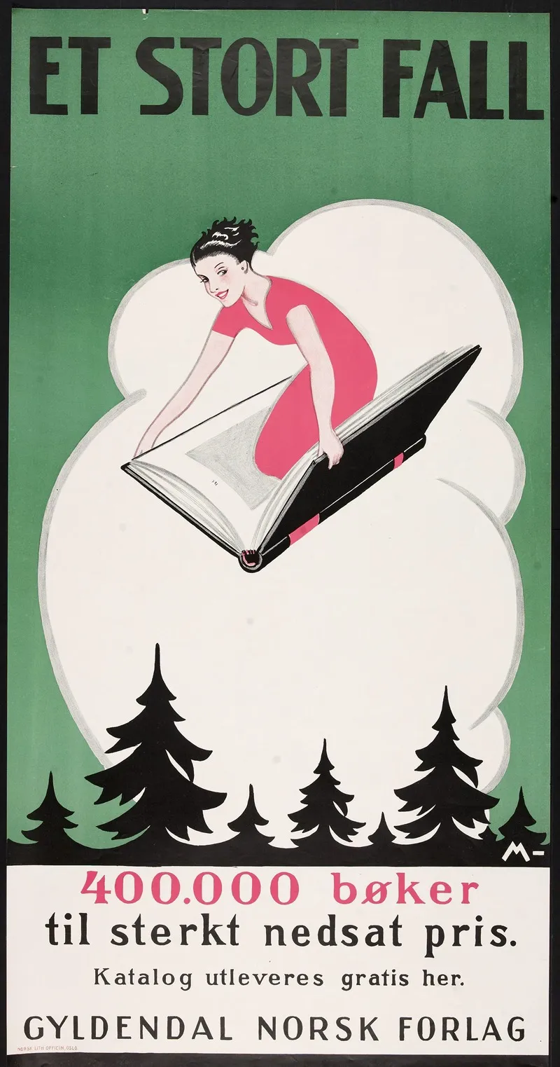 Et Stort Fall 400 000 Boker Til Sterkt Nedsatt Pris 2 Wall Art by Norsk lithografisk Officin - High-Resolution Digital Print