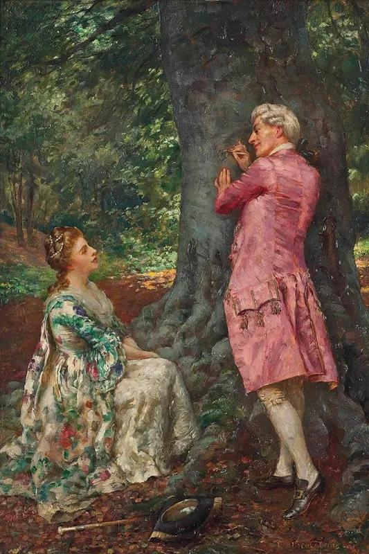 Etched With Love Wall Art by William Breakspeare - High-Resolution Digital Print