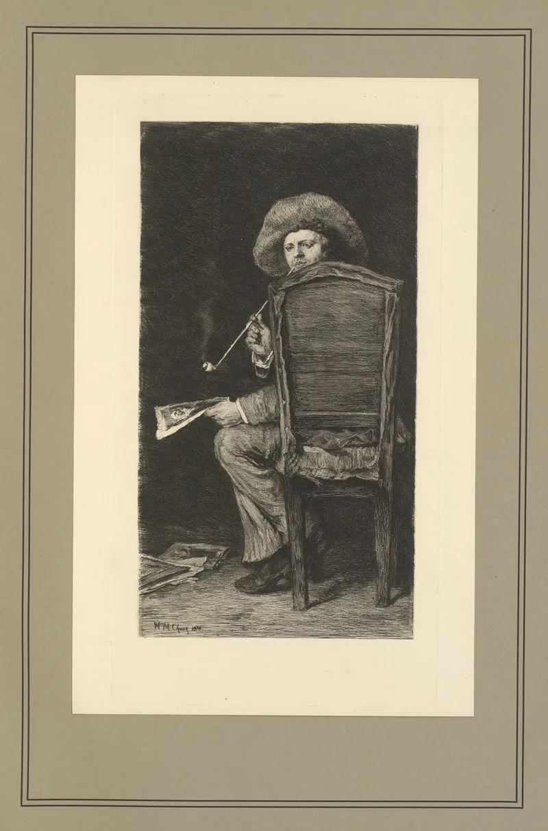 Etching Wall Art by Louis Arthur Holman - High-Resolution Digital Print