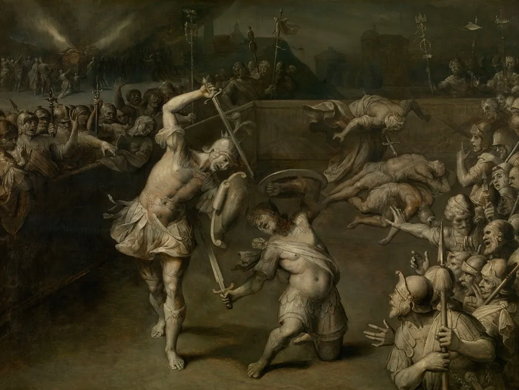 Eteocles And Polynices Wall Art by Frans Francken the Younger - High-Resolution Digital Print