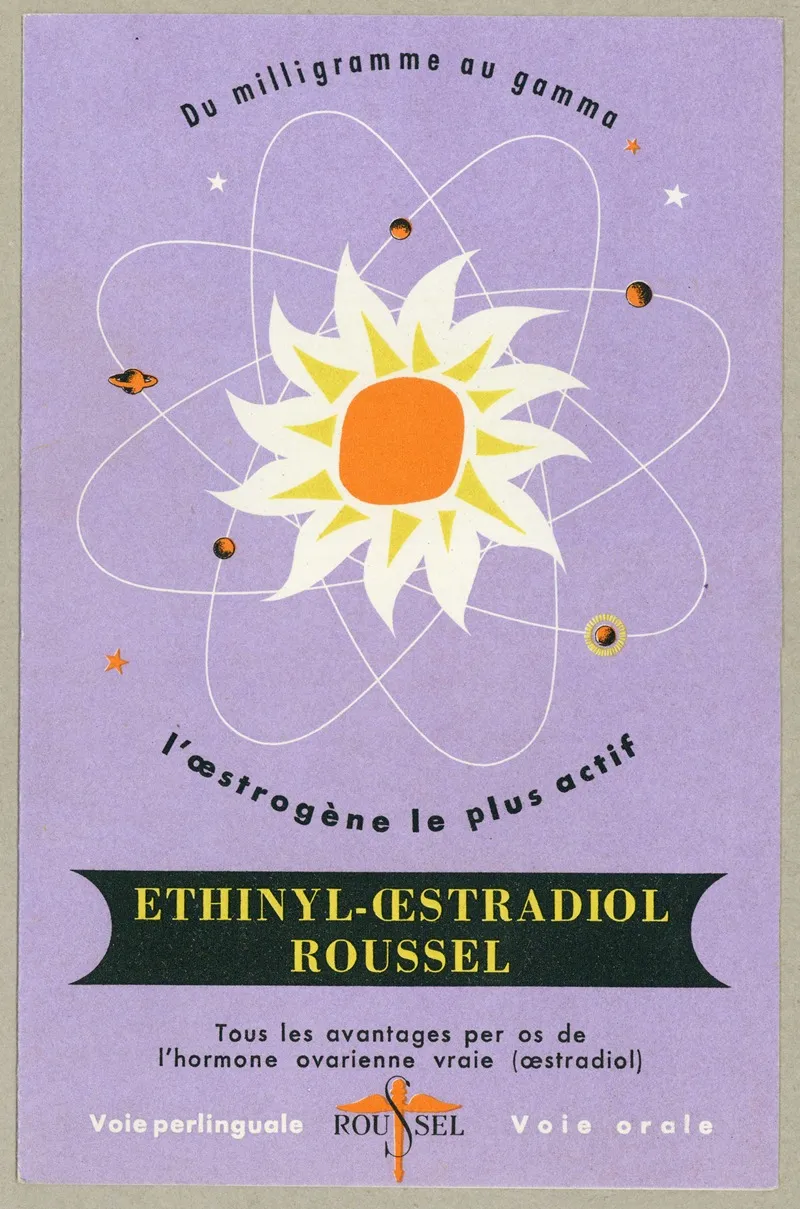 Ethinyl Oestradiol Roussel 2 Wall Art by Laboratoires du docteur Roussel - High-Resolution Digital Print