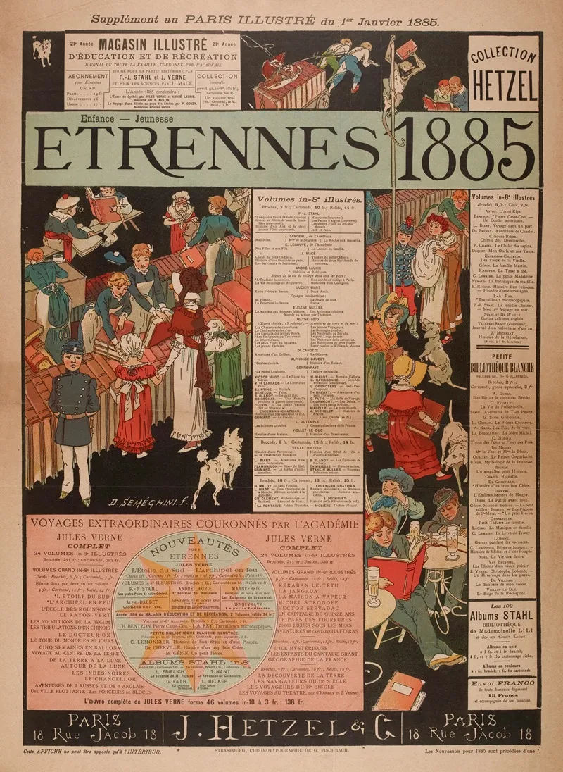Etrennes 1885 Wall Art by G. Fischbach - High-Resolution Digital Print