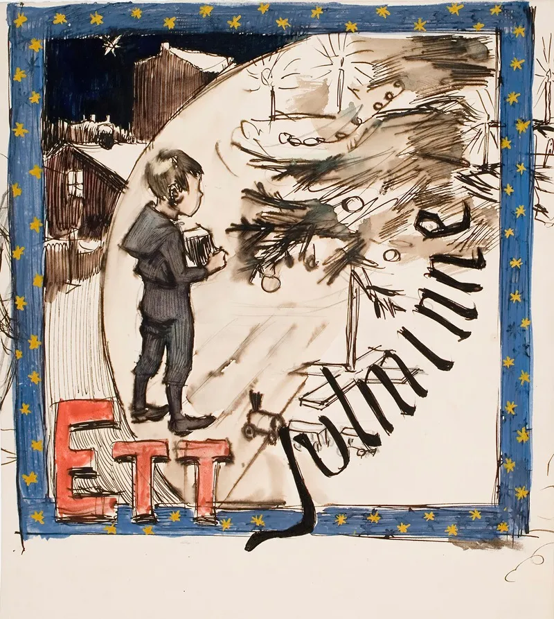 Ett Julminne Luonnos