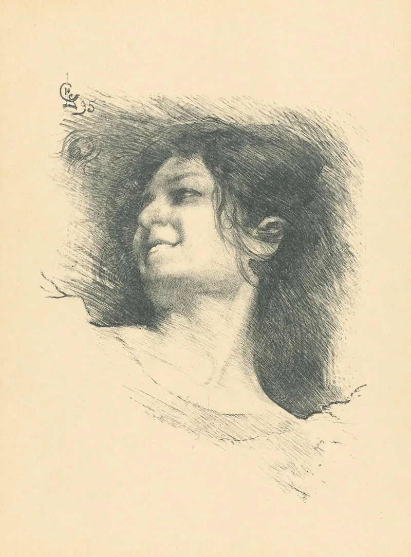 Etude De Femme 8 Wall Art by P. Lapierre - High-Resolution Digital Print
