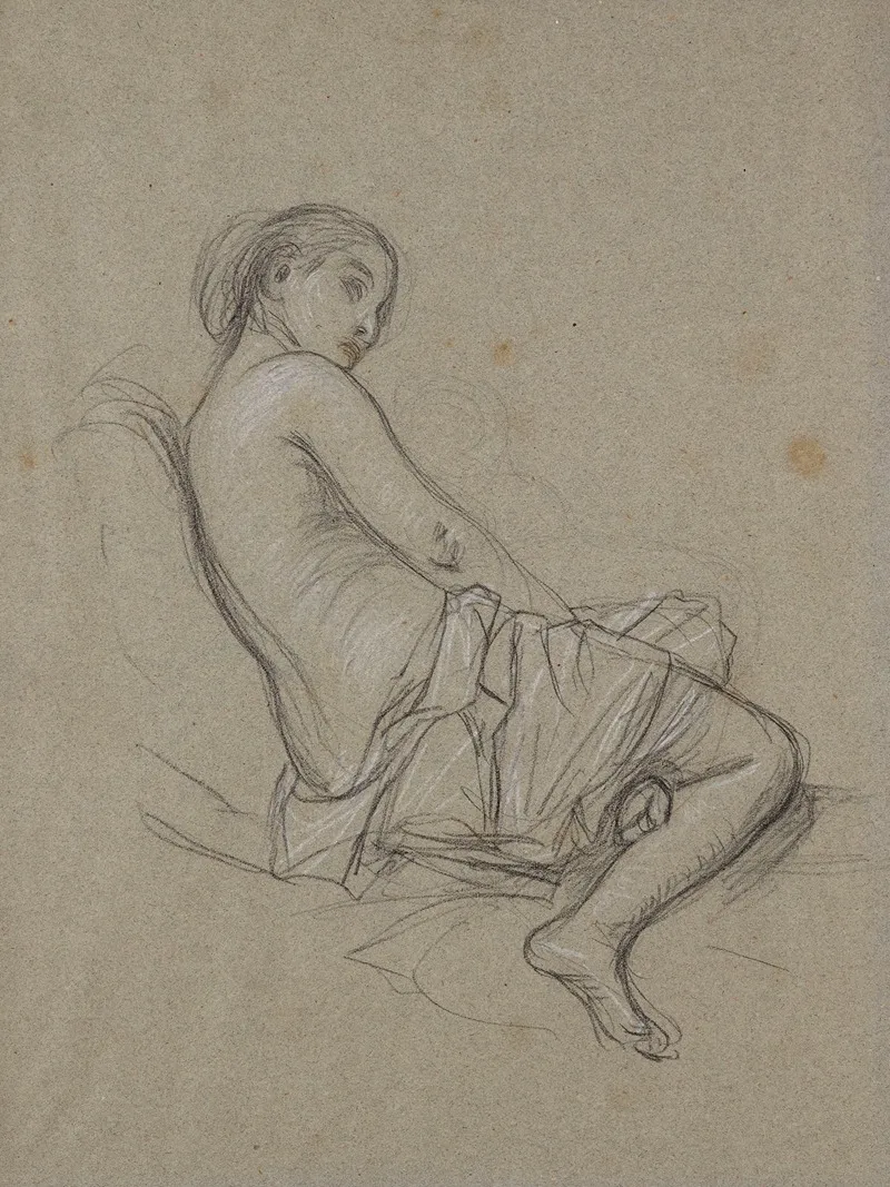 Etude De Femme Nue 3 Wall Art by Louis Devedeux - High-Resolution Digital Print