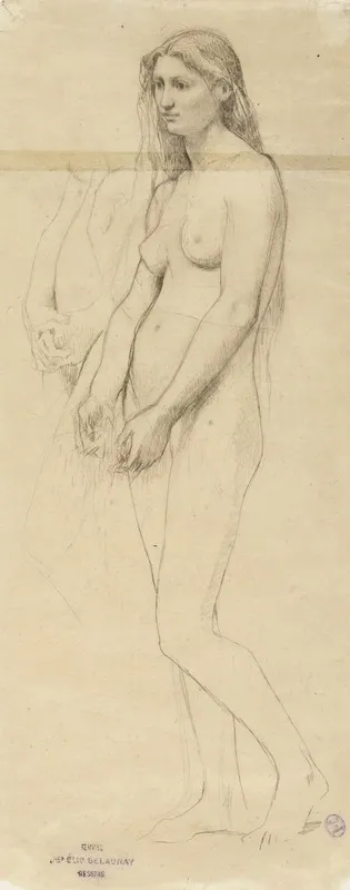 Etude De Jeune Femme Nue