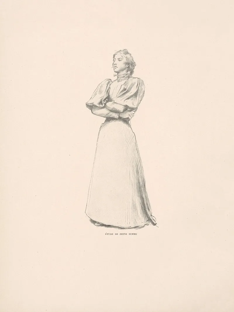 Etude De Jeune Femme