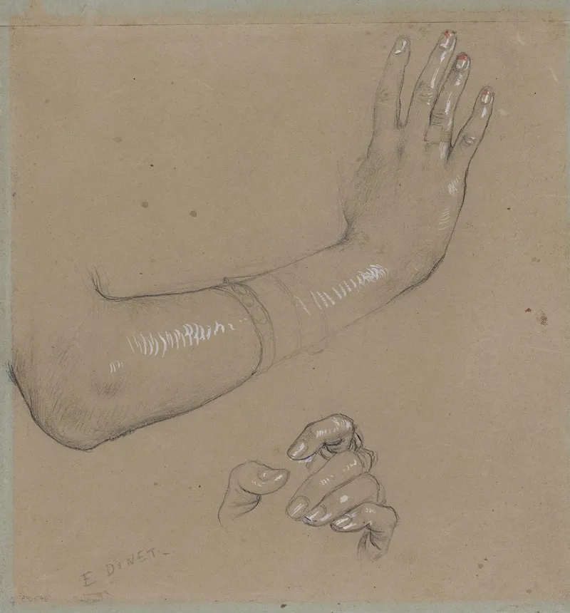 Etude De Main Et De Doigts