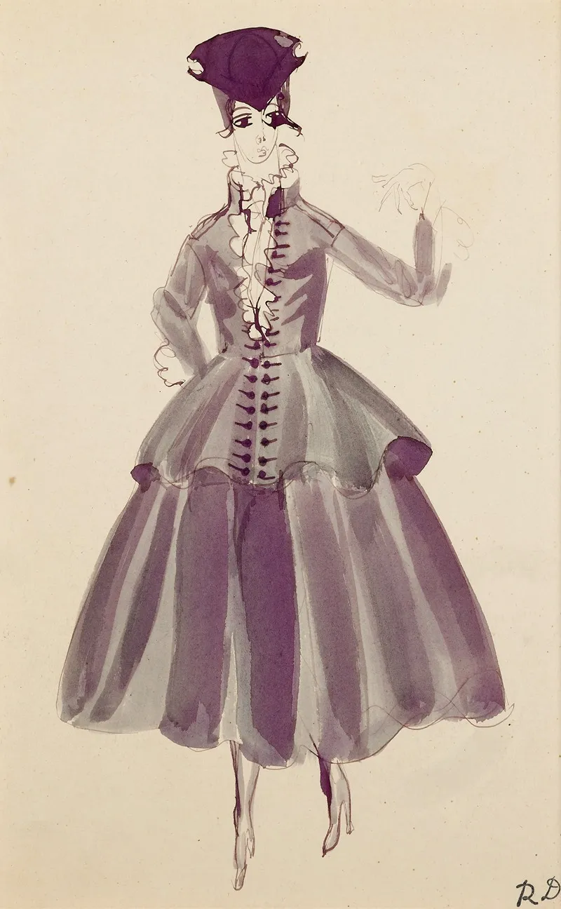 Etude De Robe Pour Paul Poiret