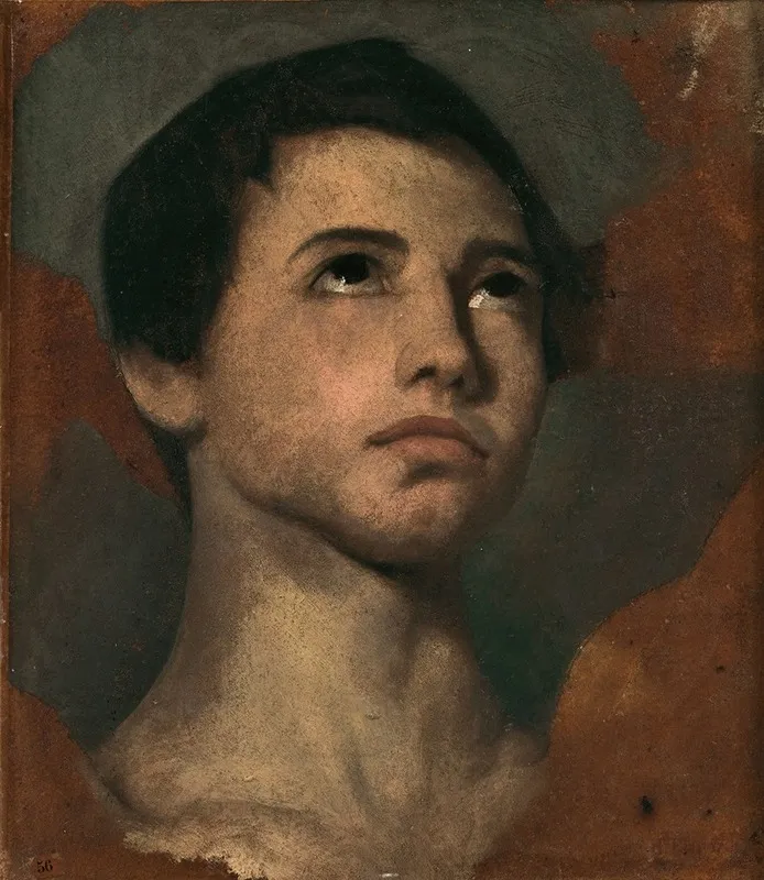 Etude De Tete De Jeune Garcon