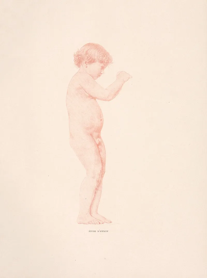 Etude Denfant 7 Wall Art by William Bouguereau - High-Resolution Digital Print