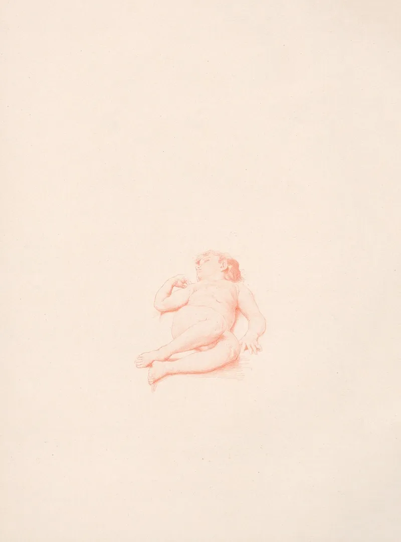 Etude Denfant 8 Wall Art by William Bouguereau - High-Resolution Digital Print