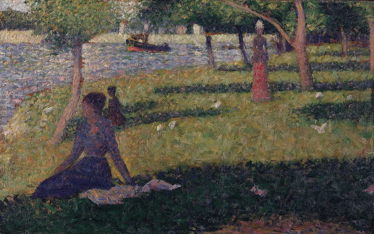 Etude Pour La Grande Jatte Study For La Grande Jatte