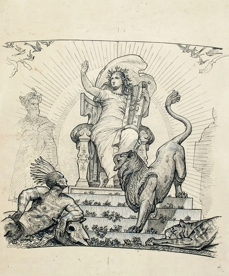 Etude Pour Le Decor De La Salle Des Fetes De Lancien Palais Du Trocadero Lharmonie 2