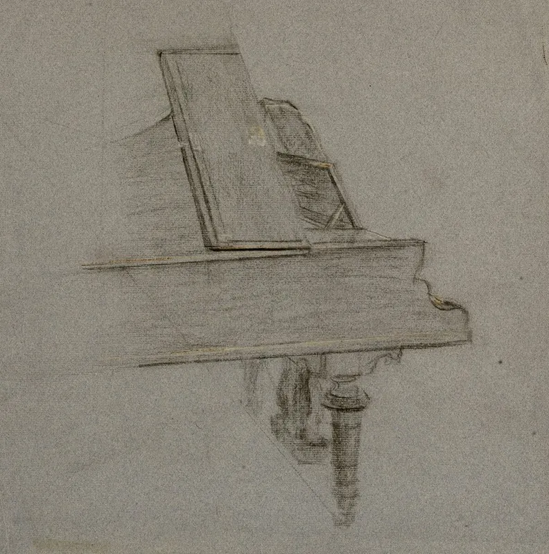 Etude Pour Le Piano Du Bal Blanc