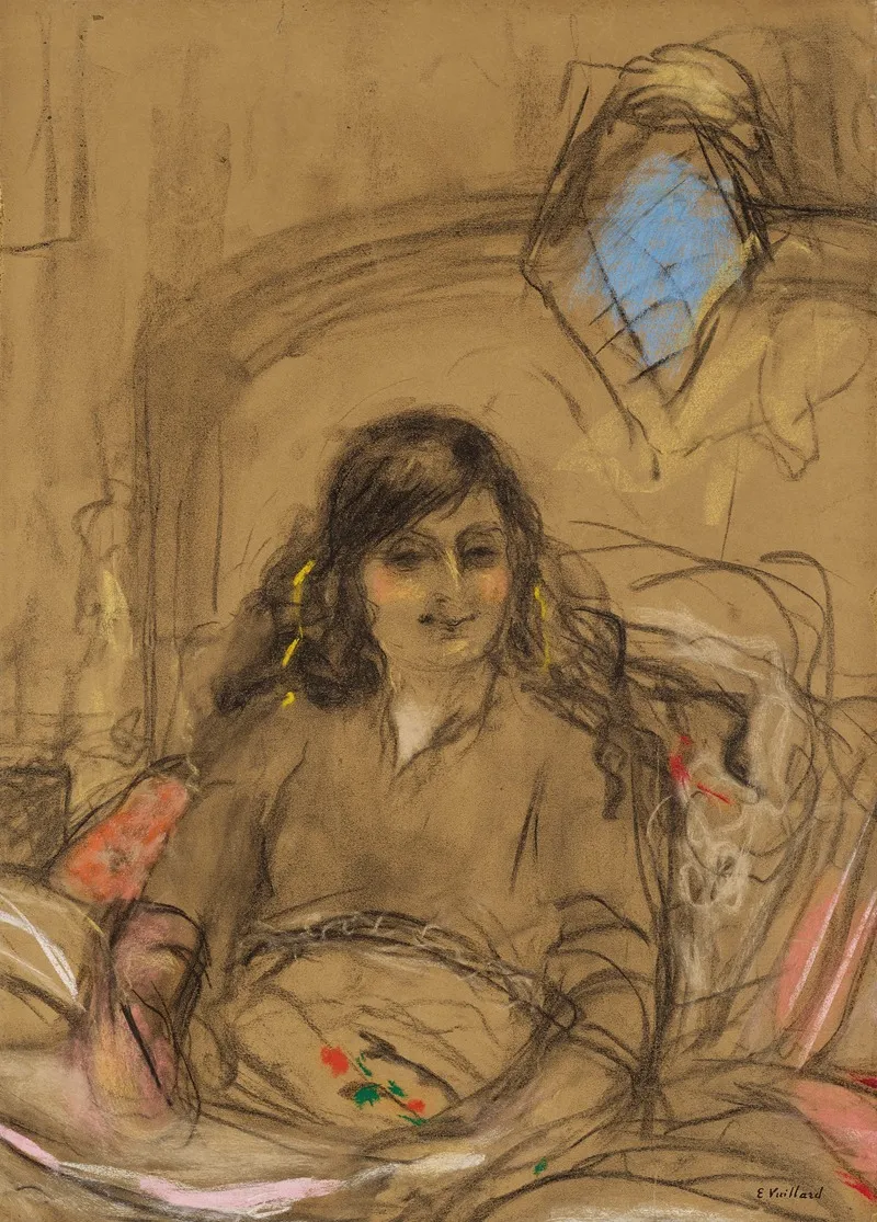 Etude Pour Le Portrait De La Comtesse Anna De Noailles 2