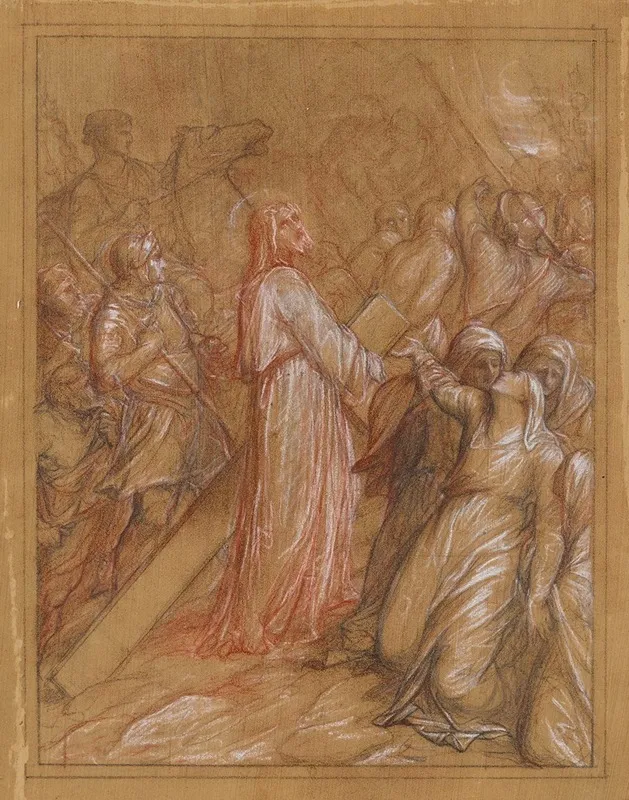 Etude Pour Un Chemin De Croix Jesus Rencontre Sa Mere