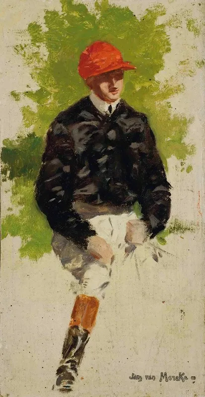 Etude Pour Un Jockey Wall Art by Jean van Marcke de Lummen - High-Resolution Digital Print