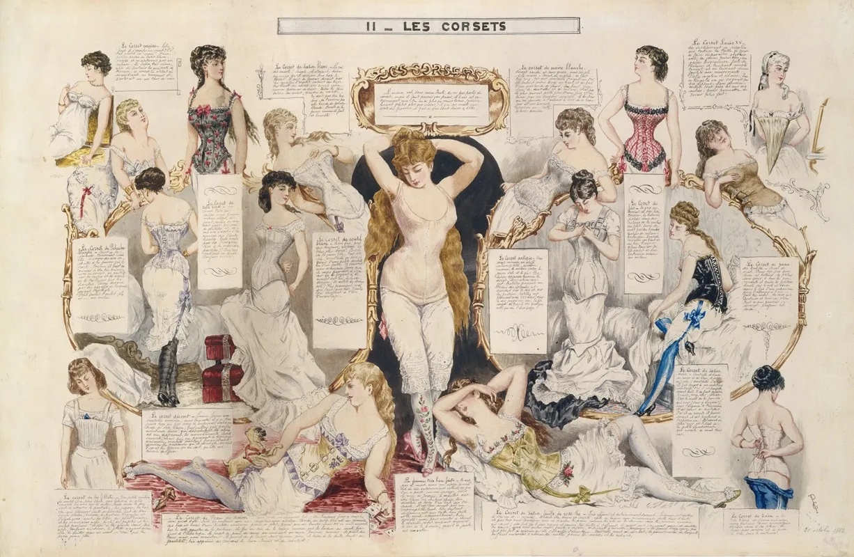 Etudes Sur Les Femmes Wall Art by Henri de Montaut - High-Resolution Digital Print