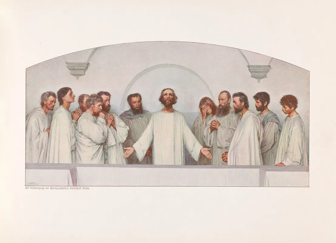 Eugen Burnand Zehn Farbige Kunstblätter Pl 03 Wall Art by Eugène Burnand - High-Resolution Digital Print