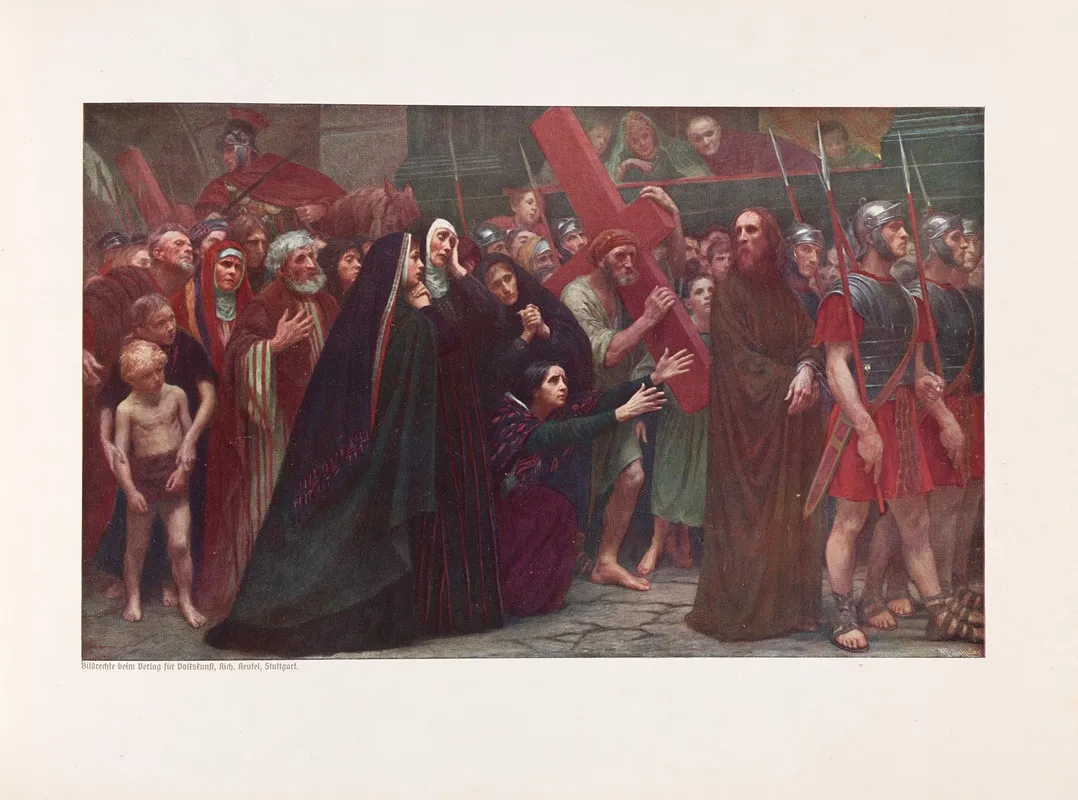 Eugen Burnand Zehn Farbige Kunstblätter Pl 04 Wall Art by Eugène Burnand - High-Resolution Digital Print