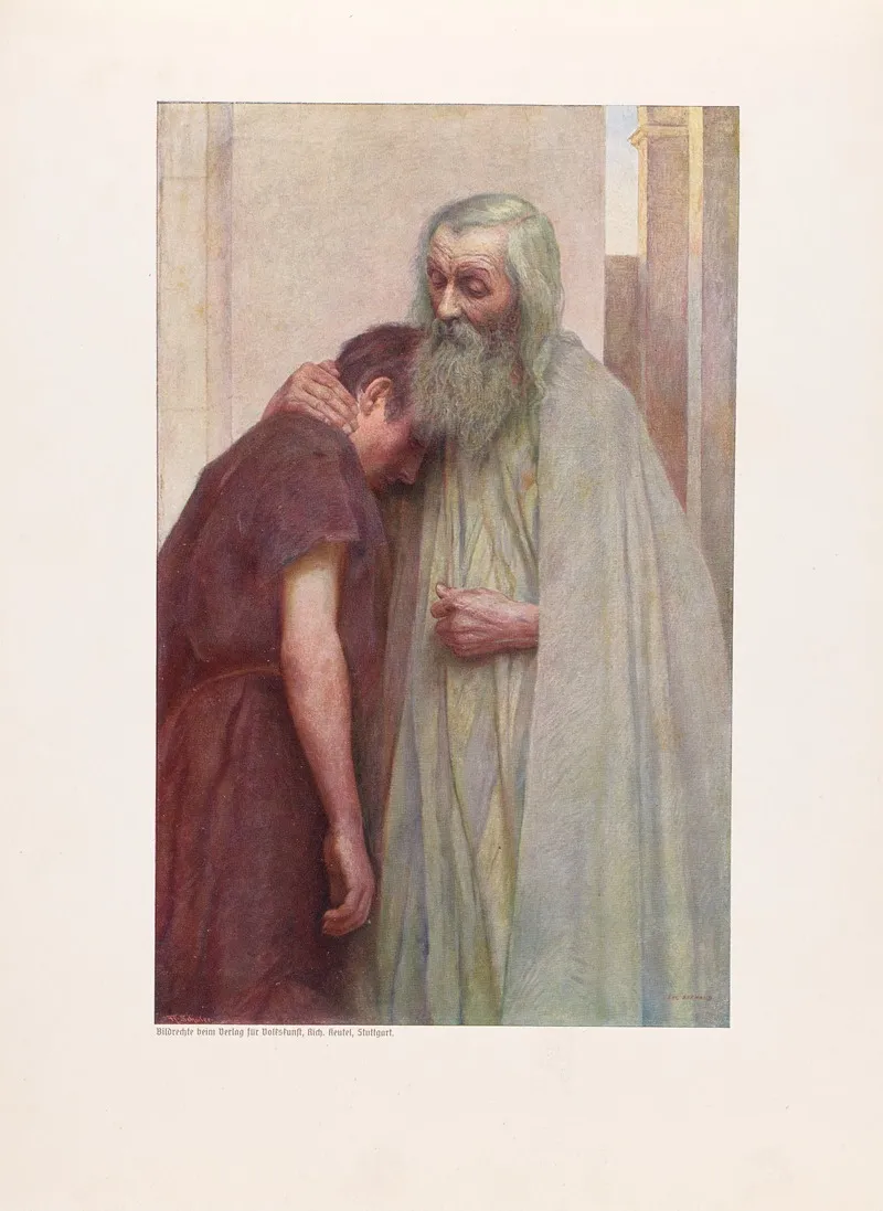 Eugen Burnand Zehn Farbige Kunstblätter Pl 06 Wall Art by Eugène Burnand - High-Resolution Digital Print