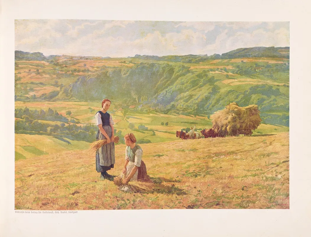 Eugen Burnand Zehn Farbige Kunstblätter Pl 08 Wall Art by Eugène Burnand - High-Resolution Digital Print